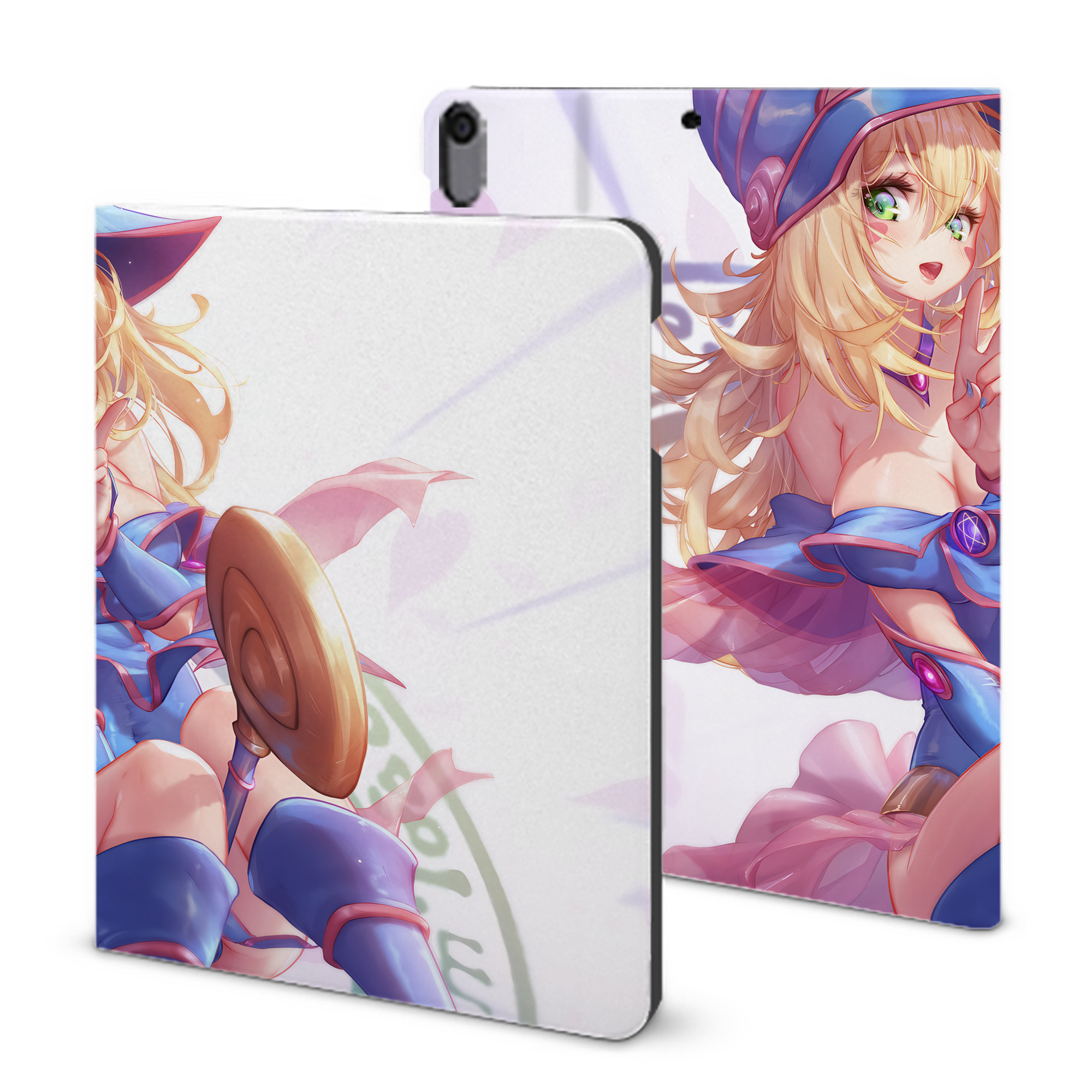 （画像用） 遊☆戯☆王 Yu-Gi-Oh! IPad ケース ブック型 PUレザー TPU 耐衝撃 軽量 薄型 ペン収納なし 全面保護 IPad 各モデル対応
